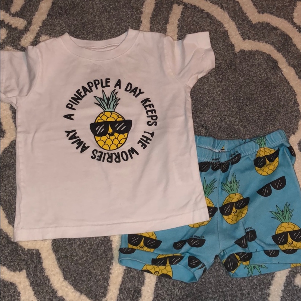 Pineapple outfit from Hawaii
